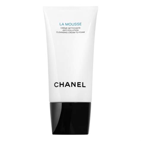 chanel la mousse anti-pollution cleansing cream-to-foam review|chanel la mousse face wash.